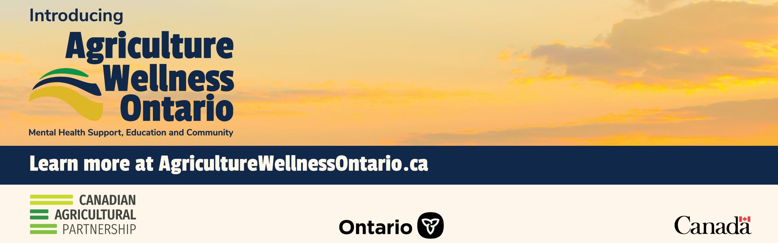 Agriculture Wellness Ontario banner EN